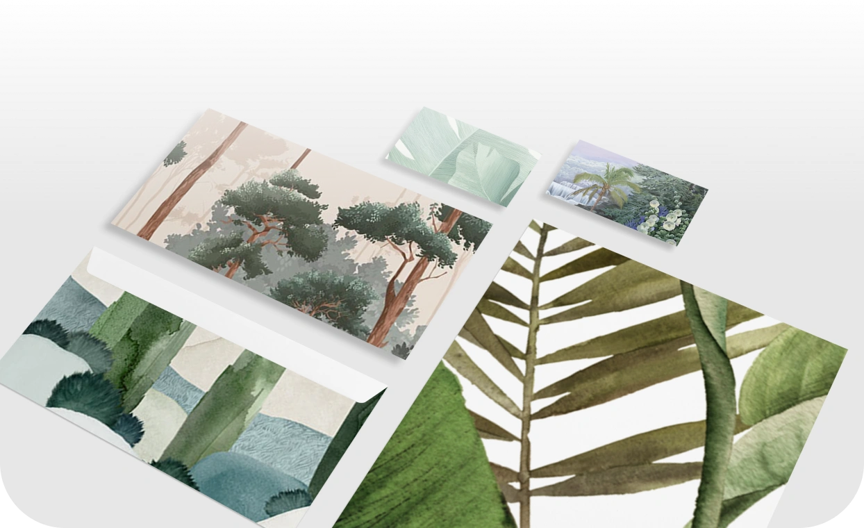 Tropical Swatch Wallpaper by Honpo